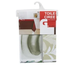 Nappe toile cirée rectangulaire motif zen