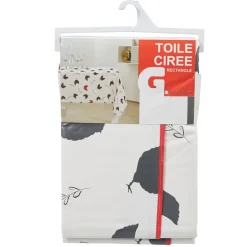 Nappe toile cirée rectangulaire motif poule