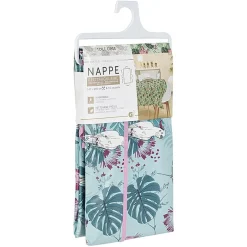 Nappe toile cirée rectangulaire motif oiseau tropical