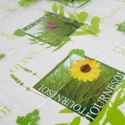 Nappe transparente ronde Lavandou