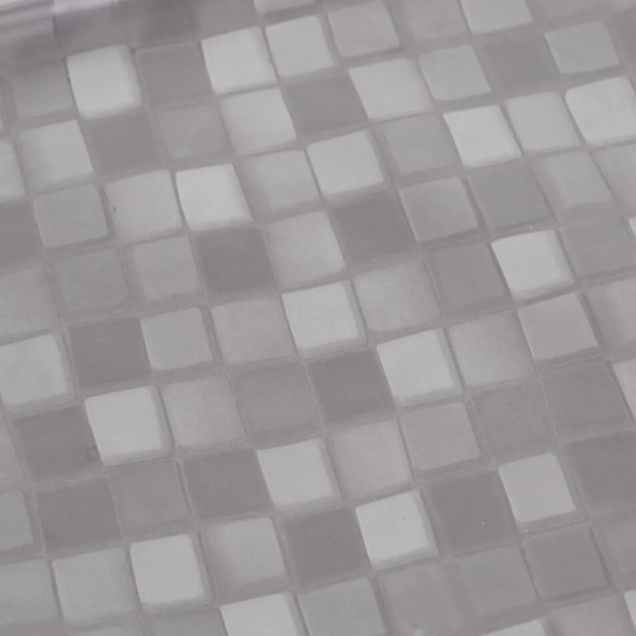 Nappe transparente ronde Mosaïque