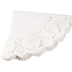 Napperon blanc Ø34cm x12