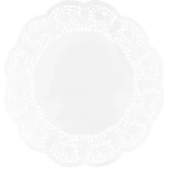 Napperon en papier blanc x12
