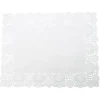 Napperon en papier blanc L. 46 cm x6