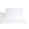 Oreiller confort moelleux 60x60cm polyester blanc