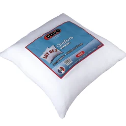 Oreiller Dodo blanc x2