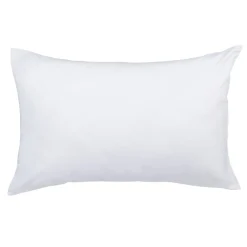 Oreiller ferme anti acariens polyester blanc 45x70 cm