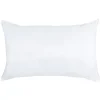 Oreiller moelleux anti acariens polyester blanc 45x70 cm