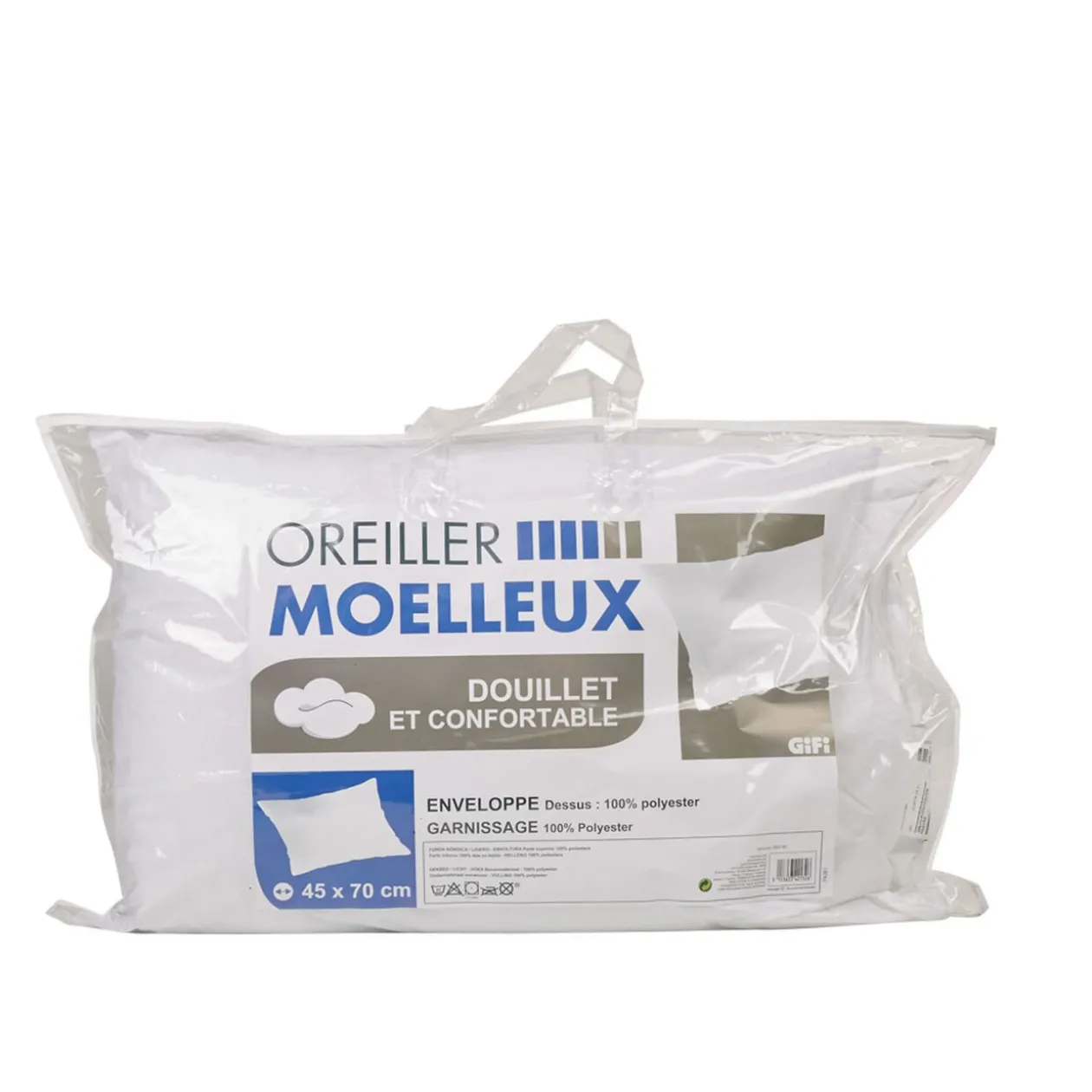 Oreiller moelleux blanc