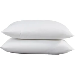 Oreiller moelleux Dodo carré uni blanc x2