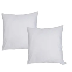 Oreiller x 2 blanc 60x60 cm