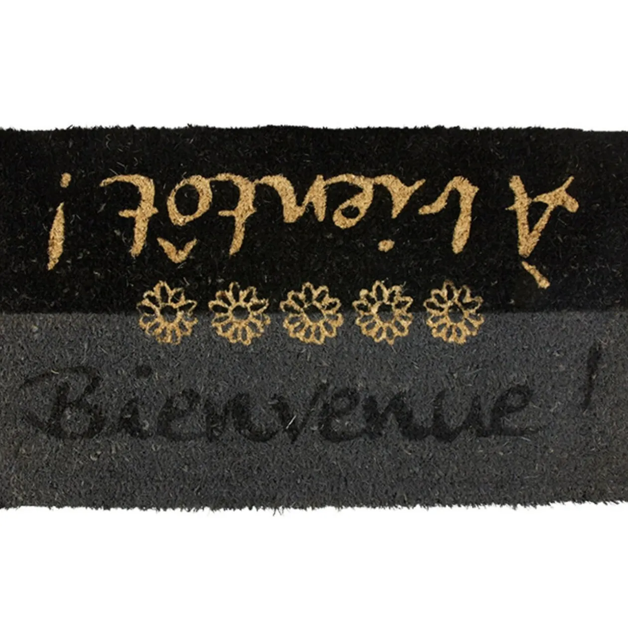 Paillasson bienvenue et à bientôt