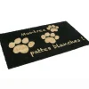 Paillasson coco design Traces de pattes