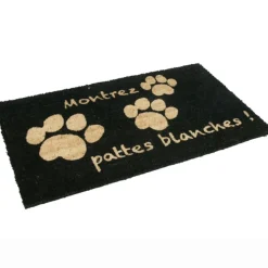 Paillasson coco design Traces de pattes
