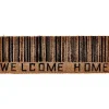 Paillasson coco imprimé code barre Welcome Home