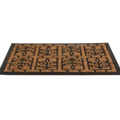 Paillasson rectangle fleur