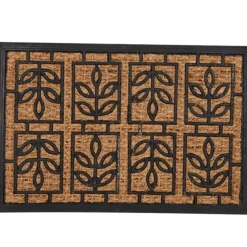 Paillasson rectangle fleur