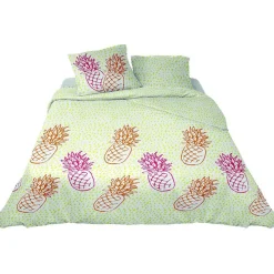 Parure de lit 2 personnes motif ananas