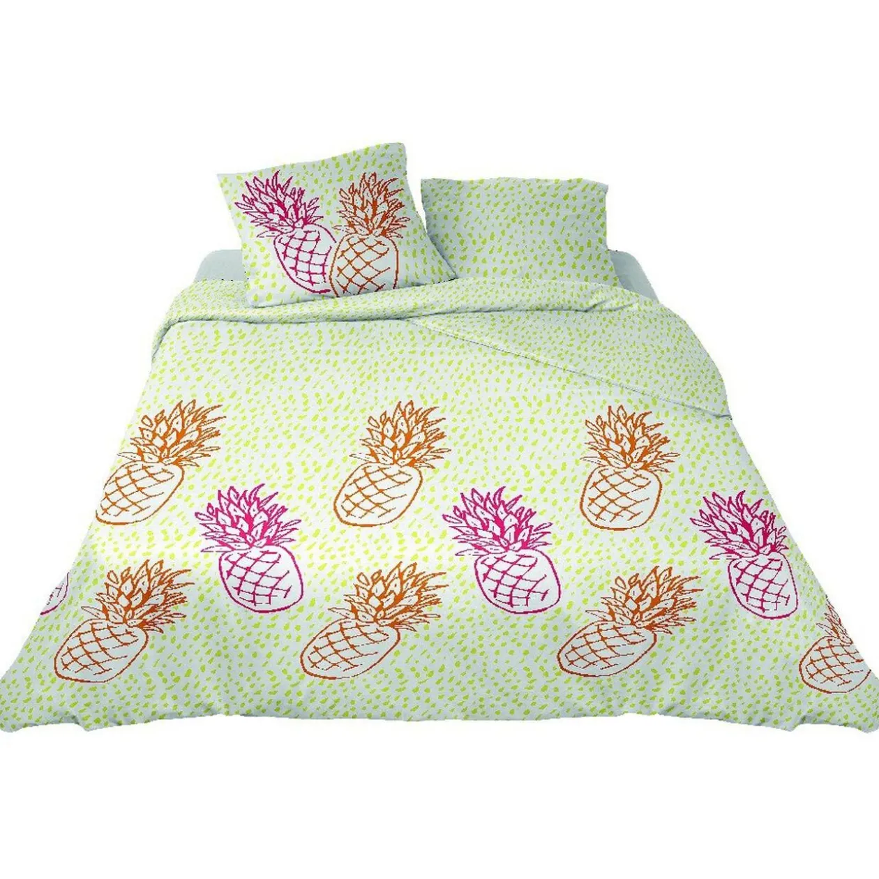 Parure de lit 2 personnes motif ananas