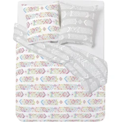 Parure de lit 2 personnes avec taies d'oreiller