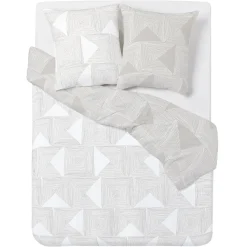 Parure de lit 2 personnes avec taies d'oreiller