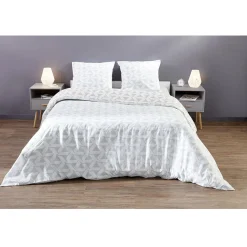 Parure de lit 2 personnes avec taies d'oreiller