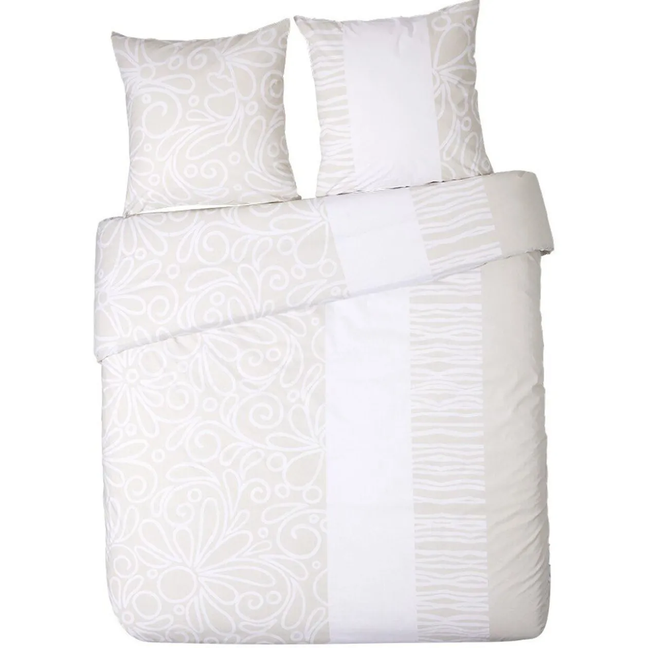 Parure de lit 2 personnes coton imprimé 220x240 cm