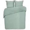 Parure de lit 2 personnes 240x220cm vert uni