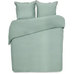 Parure de lit 2 personnes 240x220cm vert uni