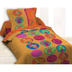 Parure de lit 1 place ABCD