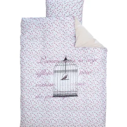 Parure de lit 1 place cage Muranu Jardin Anglais