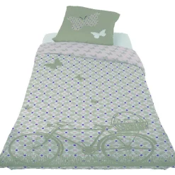 Parure de lit 1 place design vélo