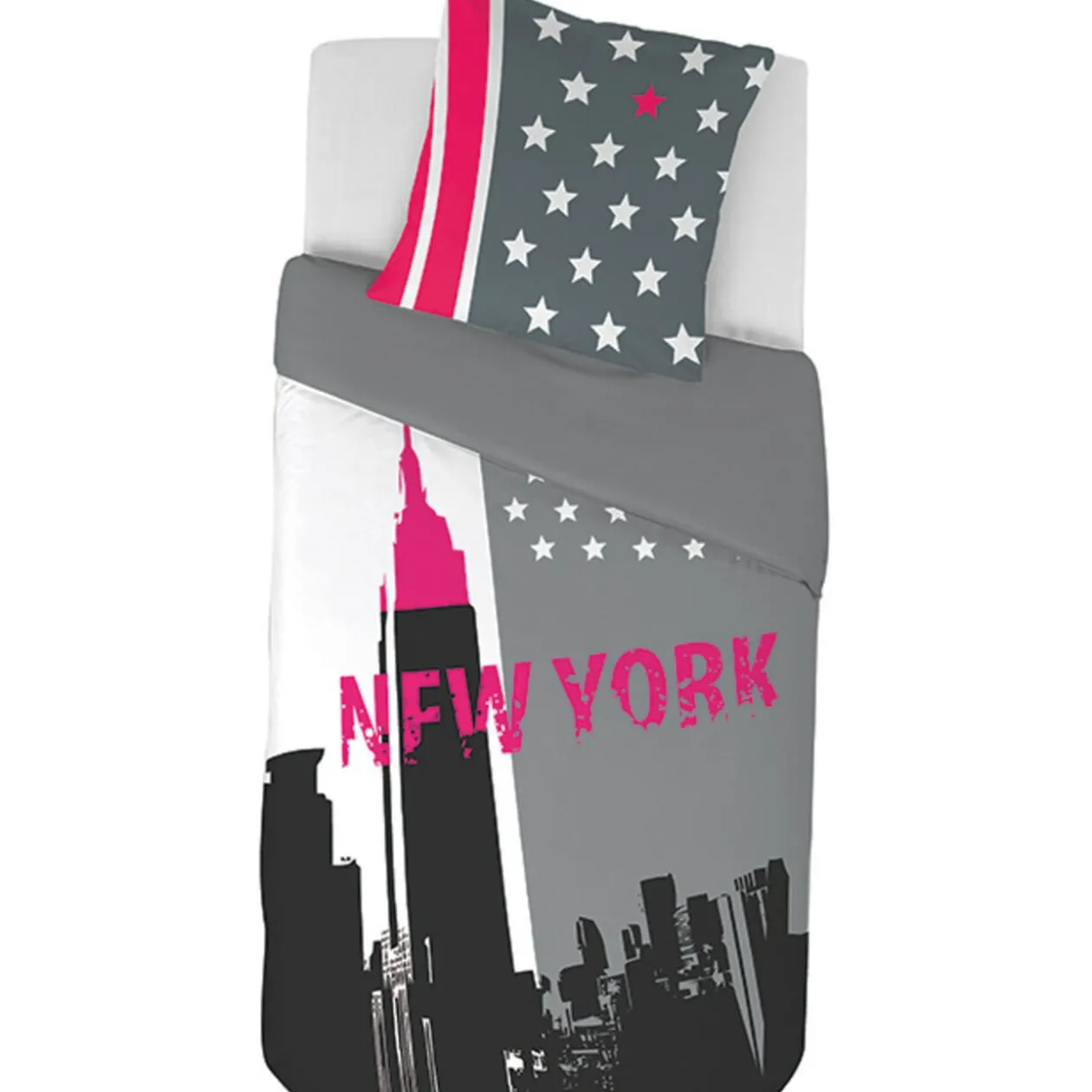 Parure de lit 1 place New York