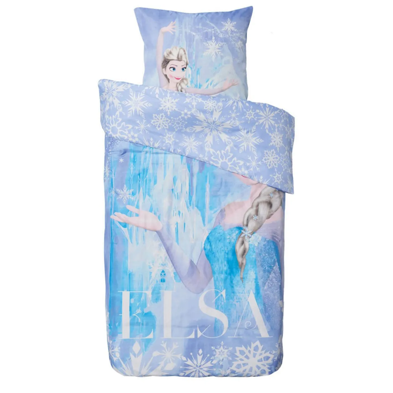 Parure de lit 1 place Reine des neiges