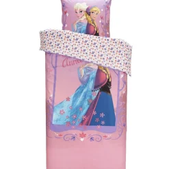 Parure de lit 1 place violet Reine des neiges Disney Frozen
