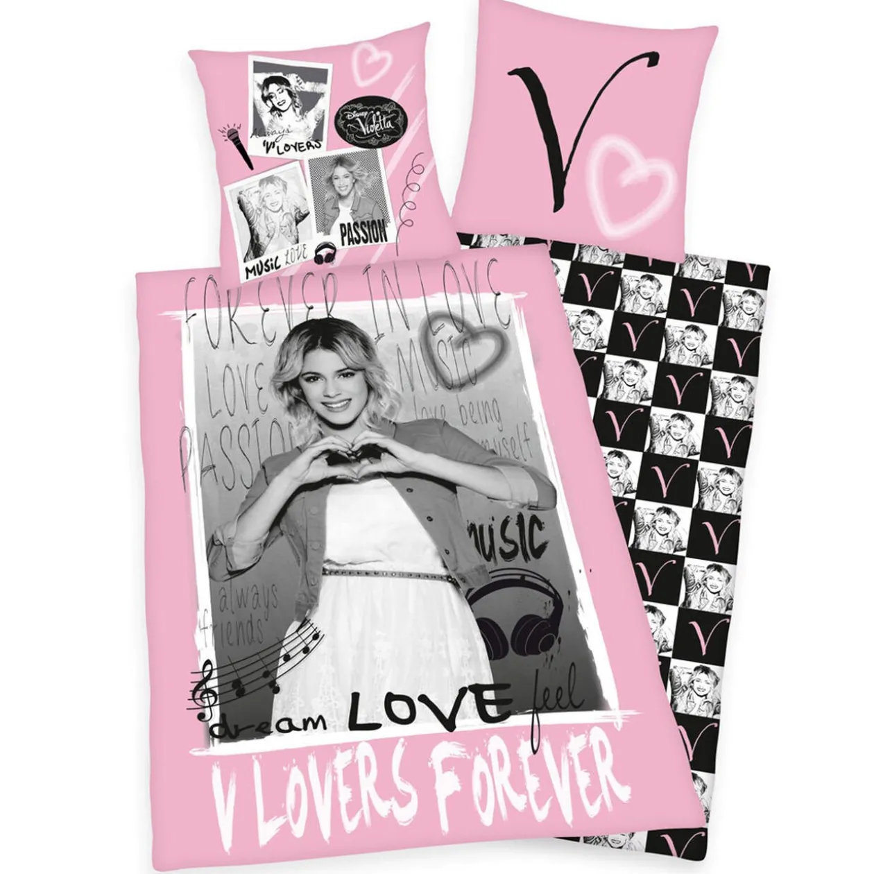 Parure de lit 1 place Violetta