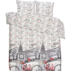 Parure de lit 2 places 3 pièces