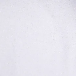 Parure de lit 2 places blanche pailletée or