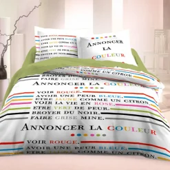 Parure de lit 2 places Couleurs