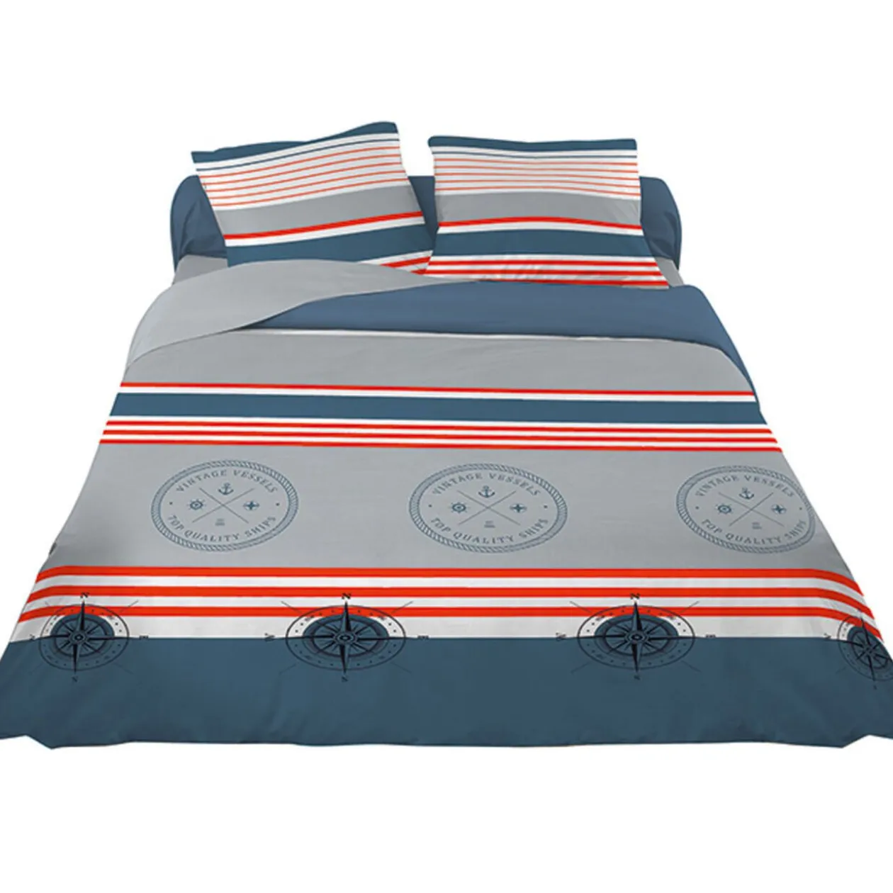 Parure de lit 2 places design marin