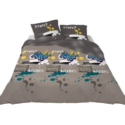 Parure de lit 2 places design tags