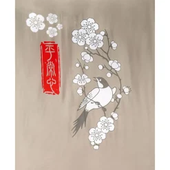 Parure de lit 2 places design signe chinois