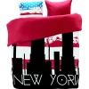 Parure de lit 2 places design drapeau New York