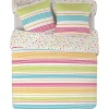 Parure de lit 2 places motifs rayures