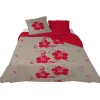 Parure de lit 2 places motif fleurs