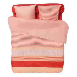 Parure de lit 2 places motif rayures