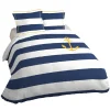 Parure de lit 2 places motif marine