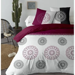 Parure de lit 2 places multicolore design bohème ethnique