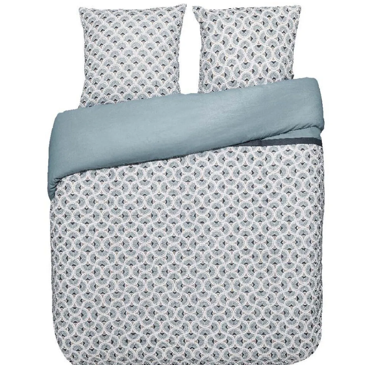 Parure de lit 2 places plume de paon