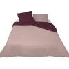 Parure de lit 2 places rose violet